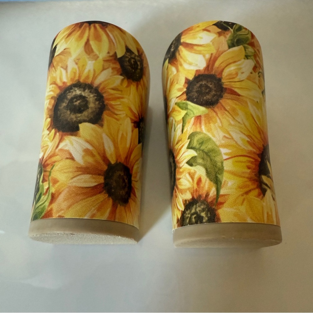 Pashion Footwear v1.0 Custom Sunflower Cluster 4 Inch Block Heels - Picture 6 of 11